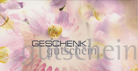 Geschenk Gutschein Physiotherapeutische Praxis Nadja Eberle